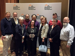 Deep Dive Coding staff at the Albuquerque Economic Development 505 Awards